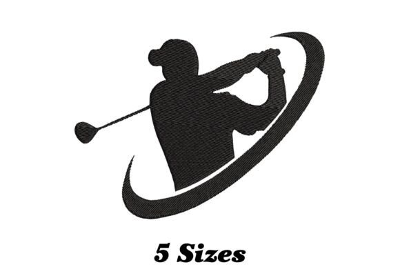 Golf Swing: A Sporty, Soulful Embroidery Design for Meaningful Gifts