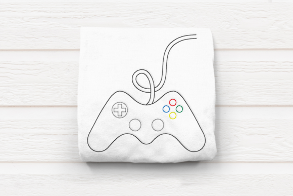 Linework Video Game Controller